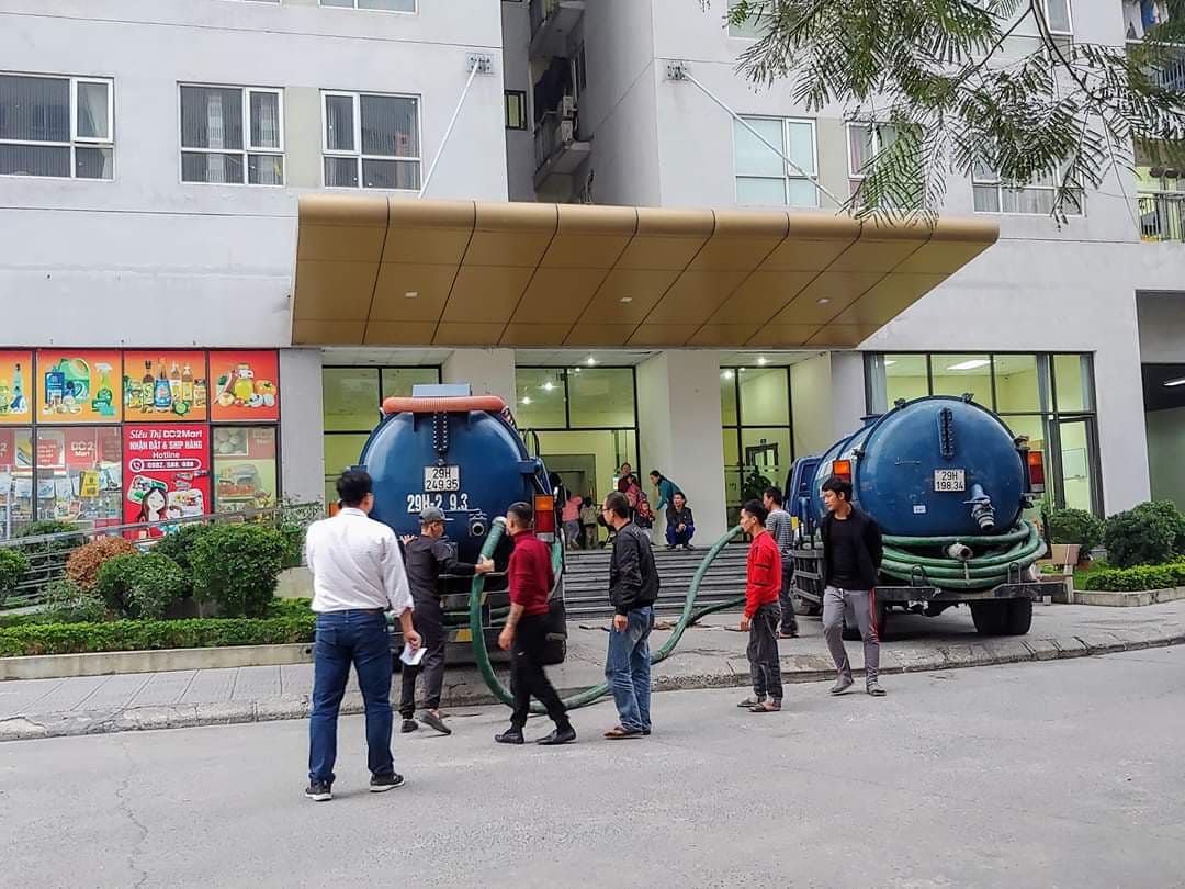 Nhu cầu hút bể phốt tại quận Thanh Xuân